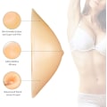 Miniatyrbilde 3 av 5: Silikon Brystform Mastektomi Protese Triangelform 150g