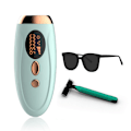 Miniatyrbillede 3 af 5: EU Stik Epilator Hårfjerner Manuel Automatisk Fjernelse Cyan