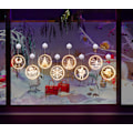 Miniatyrbild 5 av 5: LED String Light Fönsterhängande Dekorativt 3D String Light Jullykta Julgranshängande ljus för inomhus utomhus (god jul)