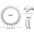Miniatyrbild 2 av 5: Överlägsen ersättning av rostfritt stål för Worx Model S/M Robotgräsklippare, Robotgräsklippare Tips Dragkraftsförbättring för Worx-modeller