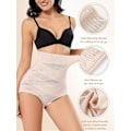 Miniatyrbild 3 av 4: Damer agkontroll Trosor Shapewear Slimming Trosor Shaping Trosor Hög midja Underkläder Butt Lifter Body Shaper Beige*x Cross M
