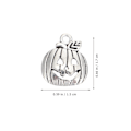 Miniatyrbild 3 av 3: 100 st Halloween hänge Berlocker Pumpa Berlocker Halloween present Halloween Berlocker