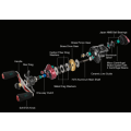 Miniatyrbild 5 av 5: Serie 7.2:1 Baitcasting Reel Centrifugal Brake System