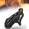 Miniatyrbild 4 av 11: 3D Manlig Cobra harts Chastity Cage Lock Device -kit med 4 S