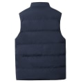 Miniatyrbild 2 av 2: Lätt packbar dunväst för män ärmlös vadderad jacka S Navy blue