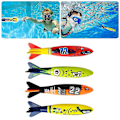Miniatyrbild 3 av 5: 19st Pool Dykleksak Set För Barn Sommar Undervattenspool Dykring Torped Seaweed Pool Toy null none