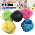 Miniatyrbild 2 av 10: Magic Rolling Ball Aktivering Automatisk boll Elektrisk Hund Kattleksak Batteridriven Golv Pure Plush Toy xZ 1 set green