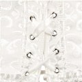 Miniatyrbillede 3 af 4: Jacquard vest shapewear, stropløs korset White M