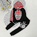 Miniatyrbild 3 av 4: Barn Pojkar Spiderman träningsoverall Set Huvtröja + Joggingbyxor Sweatshirt Sportoutfit Kostym Barn Superhjältekläder Black 6-7 Years