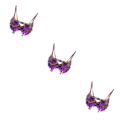 Miniatyrbilde 5 av 5: 1/2/3 Magdans Perlebesatt BH Paljetter Topp Sexy Dansende Sanger Purple 36 Size 3PCS