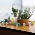 Miniatyrbild 4 av 5: Cotton Ball Fairy Lights - 3m 20 Led Light String-bärbara Led Fairy Lights för inomhusbruk