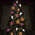 Miniatyrbilde 4 av 5: Halloween 3D Gresskar Flaggermus Lyslenke - 20 LED batteridrevet