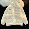 Miniatyrbild 1 av 2: Multi Functional Pocket Zipper Thicken Bread Dunjackor Milky white S