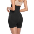 Pikkukuva 2 / 5: Muotoilevat shortsit, korkea vyötärö - Musta - /X Black XL