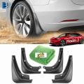 Miniatyrbild 2 av 7: 4st st stänkskydd för Tesla Model 3 Främre Bakre Stänkskydd Fender Kit Red Model 3