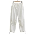 Miniatyrbillede 2 af 5: Løse sommerbukser til kvinder Mode Beam Casual Bukser White S