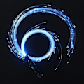 Miniatyrbilde 5 av 5: Led Fiber Optic Whip Toy Dans Space Whip Super Bright Light 360 Swivel Pixel Rave Whip Toy