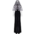 Miniatyrbillede 3 af 8: Hotel Elf 4 Mavis cosplay brudekjole Halloween Mavis bryllup Black M