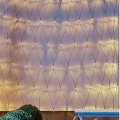Miniatyrbillede 3 af 4: Lysnet udendørs 3x3 meter 200 LED Extra varm vit Extra varm vit
