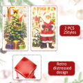 Miniatyrbilde 3 av 5: 2 stk. Jul LED-lys Julenissen Juletre