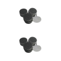 Miniatyrbilde 3 av 5: 1/2/3/5 Erstatningsputer for elektrisk fotfil Effektiv og 35mm 80Grit 50 pcs 2PCS
