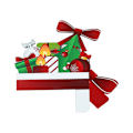 Miniatyrbild 1 av 11: Jul Dörrkarm Dekoration Santa Älg Trä Dörr Hörnskylt Ornament Juldekorationer 2024 Nyårspresenter null - H