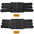 Miniatyrbillede 7 af 7: Neopren Lynlås Kvinde Shapewear Elasticitet Postpartum Recovery Black M
