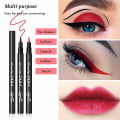 Miniatyrbillede 5 af 6: 12 Farver Mat Flydende Eyeliner Farverigt Sæt, Sort Blå Grøn Rød Gul Hvid Flydende Eyeliner Pen Farvet Eyeliner Sæt, Eyeliner