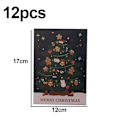 Miniatyrbilde 2 av 5: Christmas Eske gratulasjonskort Multi-Pack Sett，Vinter style 3