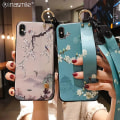 Miniatyrbillede 5 af 5: Applicer på smukt etui til Iphone 11 12 13 14 Pro Max 12mini Se 2020 7 8 Plus X Xs Max Soft Phone Holder Case Cover Mobiltelefon C
