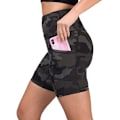 Miniatyrbild 1 av 4: Tflycq träningsshorts för kvinnor crunch Booty Gym Yogabyxor Kamouflagefickor Leggings S