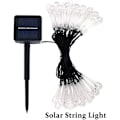 Miniatyrbild 5 av 5: 6,5 Meter 30 Led Solar Powered Utomhus Led String Lights 8 Lägen Dekorativt För Trädgård Patio Hem