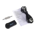 Miniatyrbillede 3 af 3: 3,5 mm Bluetooth-adapter, bil 3,5 mm lydhøjtaler AUX-modtager, 5.0 trådløs Bluetooth-sender