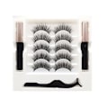 Pikkukuva 1 / 11: Magneettiset ripset ja eyeliner-setti, pari luonnollisen näköisiä irtoripsiä magneettisella eyeliner-pinsetillä, helppo levittää 5