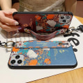 Miniatyrbild 4 av 5: Applicera på vackert case för Iphone 11 12 13 14 Pro Max 12mini Se 2020 7 8 Plus X Xs Max Soft Phone Holder Case Cover Mobiltelefon C