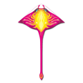 Miniatyrbild 1 av 5: 1,5 m triangulär Long Tail Kite Outdoor Backyard Game Lätt att flyga Red
