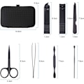 Miniatyrbild 2 av 5: Nagelklippare, 7 st Professionell set, nagelsaxar & E