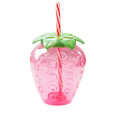 Miniatyrbild 1 av 5: 500 ml Strawberry Straw Cup, söt mjölktekopp, bärbar