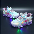 Miniatyrbillede 2 af 3: Børne Sportssko Elsa Light Up Sneakers Børn Led Light Up Sneakers Purple 22