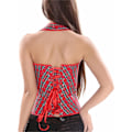 Pikkukuva 5 / 5: Korsetit naisille Overbust Bustier Top Gothic exy houlder 604 S