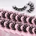 Miniatyrbild 8 av 11: 10 Par Mink Ögonfransar 3D Mink Fransar Tjocka Handgjorda Helremsa Fransar Grymhetsfria Mink Fransar Lösögonfransar Makeup C