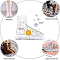 Miniatyrbild 5 av 5: Håll dig varm Uppvärmd innersula Tjock Mjuk Vinter Snö Boots Pad Sula Cashmere Thermal innersulor För Man Kvinna Uppvärmning Innersula Insats 35