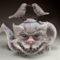 Miniatyrbild 2 av 5: Handgjord Art Cat Tekanna Devil Cat Creative Home Desktop Decorati
