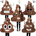 Miniatyrbild 2 av 5: Rolig söt bajs Halloween kostym Cosplay kläder för barn Barn Tonåring Pojkar Dress Up Party Ee309