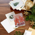 Miniatyrbilde 5 av 5: Christmas Eske gratulasjonskort Multi-Pack Sett，Vinter style 4