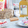 Miniatyrbild 5 av 11: Hexagon akryl bordsnummerskylt med hållare Kit Event Festskyltar Tillbehör för jul Baby Shower Party Dekoration null - A
