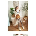 Miniatyrbilde 2 av 3: Vintervarme Leggings Dame Tykke Fleece Leggings Høy midje gray 220g with socks