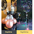 Miniatyrbillede 4 af 5: LED-balloner 10 stk. Light Up Balloons 20 Inches Clear Helium Bobo