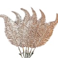 Miniatyrbilde 1 av 5: 6 deler juletre Clip-on glitrende pyntedekorasjon Rose Gold