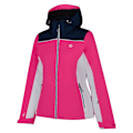 Miniatyrbillede 2 af 2: Dare 2b Dame/Dame Validate Vandtæt Skijakke Cyber Cyber Pink/Blue Wing 8 UK